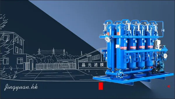 JY-DX40-L skid-mounted lubricant membrane filtration system — view 1